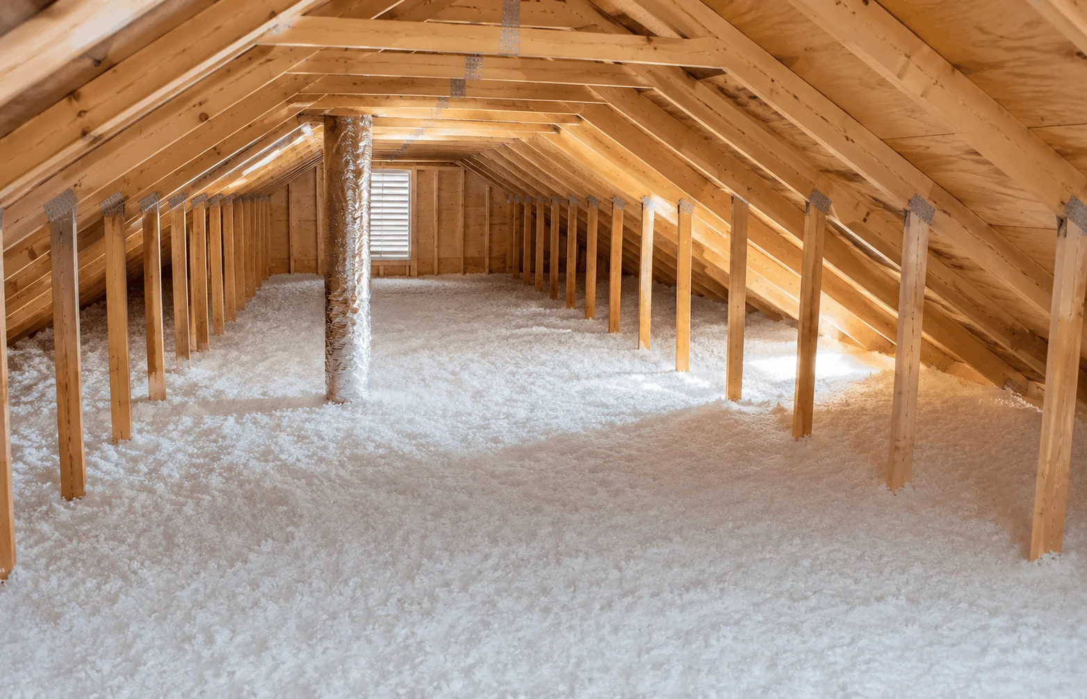 Residential insulation in a Liberty County home